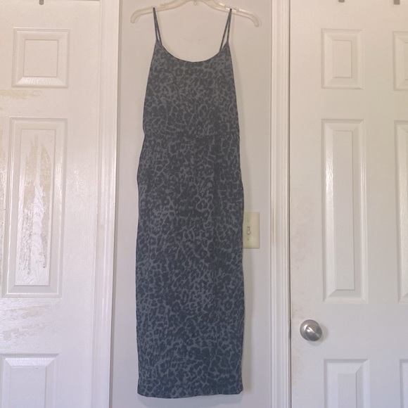 Old Navy Leopard Print Slub Knit Cami Midi Dress - Picture 5 of 15